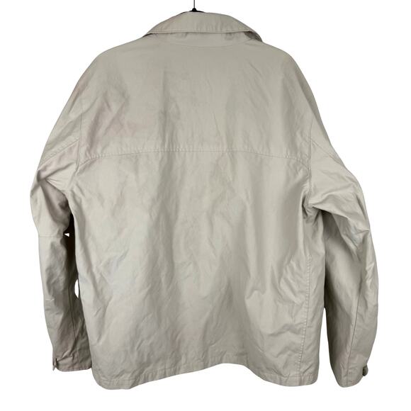 Men's GAP Vintage-Style Golf Dad Harrington Jacket '80s Bomber Stone/Khaki - XL - Picture 11 of 11